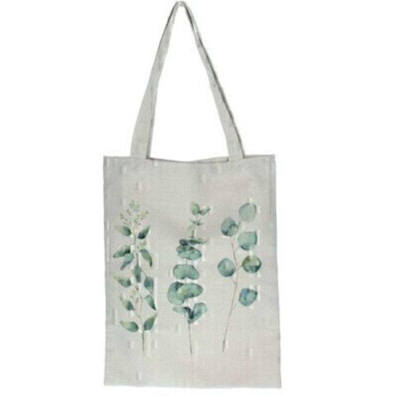 Cotton bag with a Eucalyptus pattern by the London based designer Gisela Graham who designs really beautiful gifts for your home and garden. Would make an ideal gift. Matching items available.
